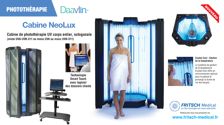 Cabine photothérapie NEOLUX UVA - UVB